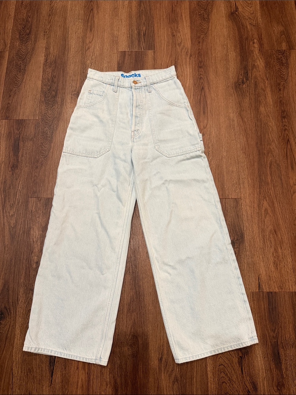 Mother Snacks High Waisted Smoothie Carpenter Ankle Jeans - Picture 3 of 7